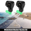 Honda Accord  - 2 x Black Windshield Wiper Washer Nozzle Spray Jet