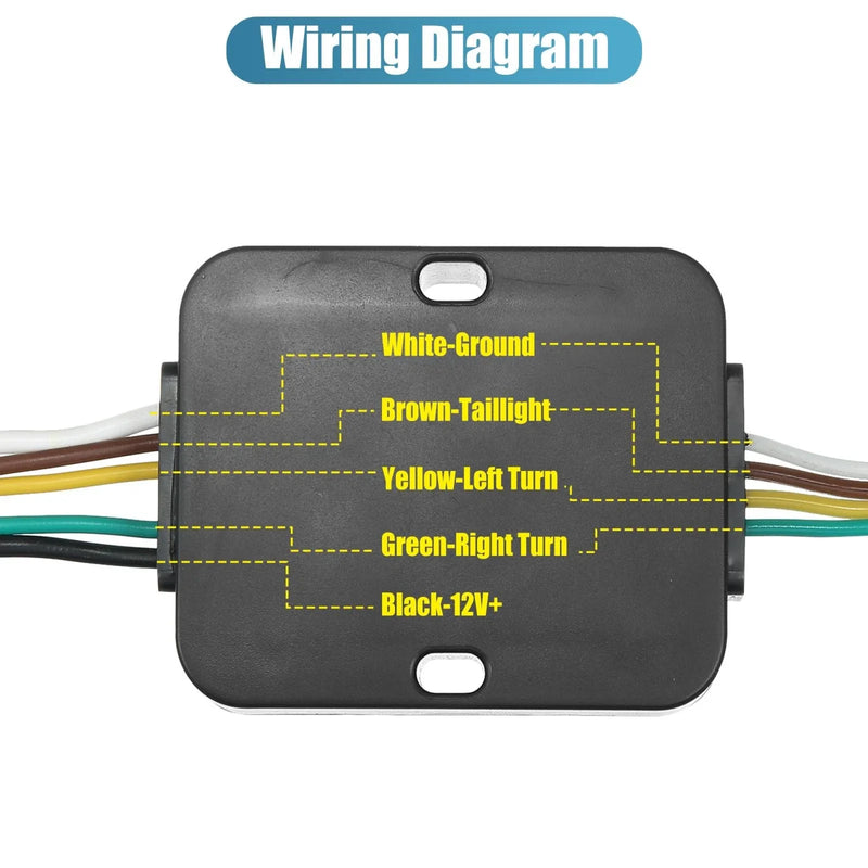 Jeep Wrangler JL Gladiator 4 Pin Trailer Towing Wiring Harness (2018-2023)