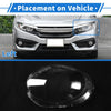 Mini F55 1 x Front Left Headlight Lens Cover (2014-2018)
