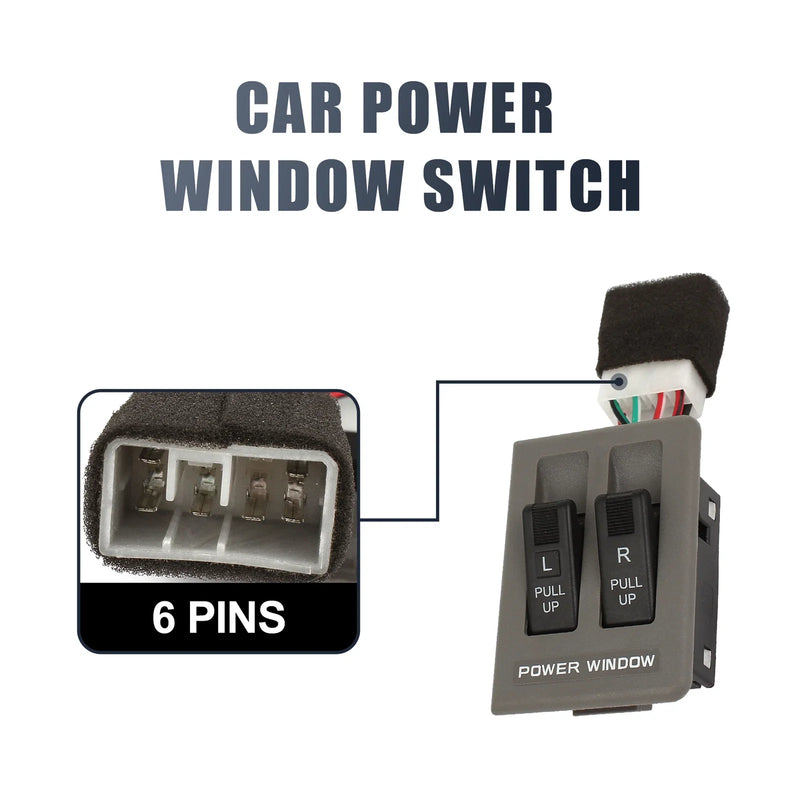 Kia Pride Power Window Switch Master Driver Side (1995-2000)