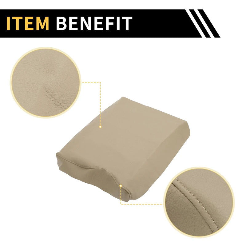 Ford F-150 Center Console Lid Armrest Cover (Beige)