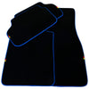 BMW X7 Series G07 SUV (2018-2024) Blue Trim AutoWin Black Floor Mats