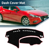 Mazda 3 Axela (2009-2013) Sun Protector Black Red Dash Cover Mat