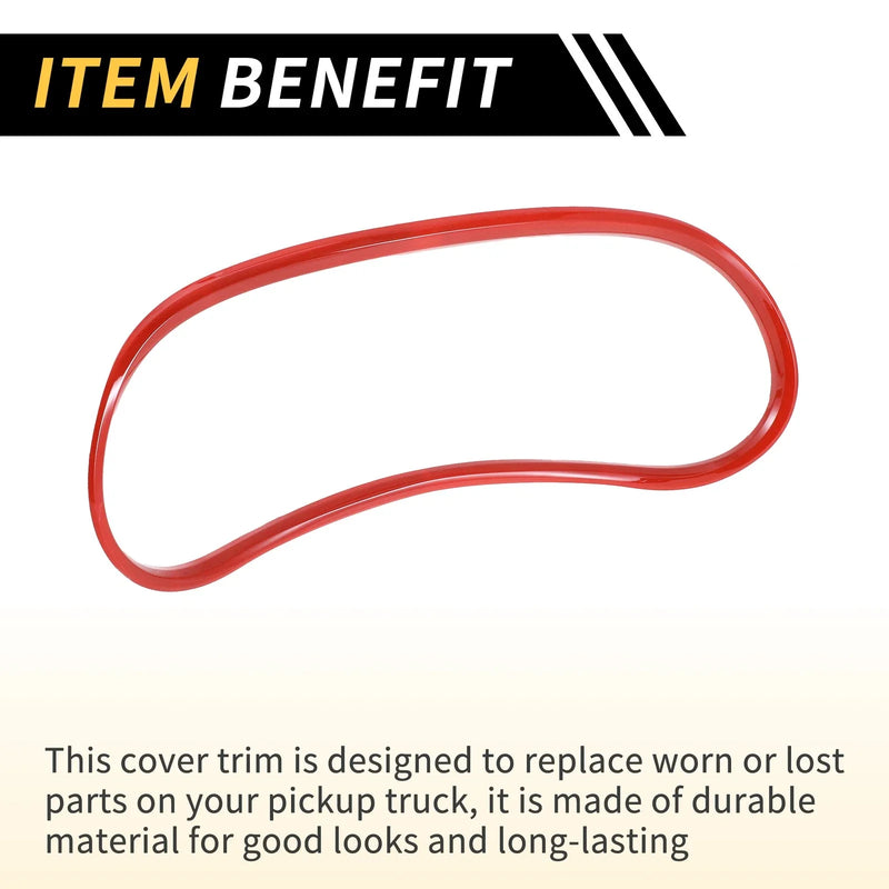 Jeep Wrangler JK JKU (2011-2017) Red Dashboard Meter Panel Frame Cover