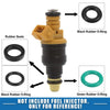Honda Accord Civic (1988-2002) - 4 x Rubber Black Fuel Injector O-Rings Seals