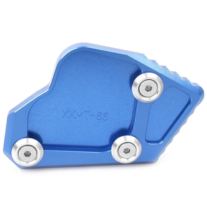 BMW K1600GT / 1600GTL Kickstand Side Stand Enlarger Foot Plate Blue (2011-2015)
