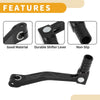 Apollo BBR Black Folding Motorcycle Gear Shifter Lever