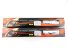 Honda CR250M Elsinore 365mm JBS Red/Chrome Shock Absorbers (1973-1976)