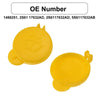 Ford 2 x Yellow Windshield Washer Fluid Reservoir Tank Caps