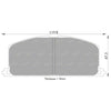 Toyota Camry Disc Brake Pad Set (1988–1993)