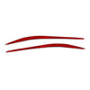 Alfa Romeo Giulia Red Headlight Eyebrow Eyelids Cover Trim (2015-2024)