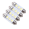 Dome Map License Plate Bulbs - Universal Fit 4pc Car Interior LED Light