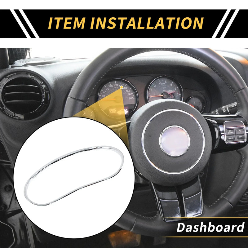 Jeep Wrangler JK JKU Dashboard Meter Panel Frame Cover (2007-2018)