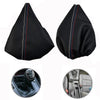3 Series E36 Set Gear Shift Knob and Handbrake Gaiter Black PU Leather