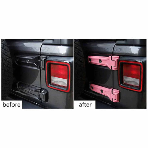 Jeep Wrangler JL Tailgate Hinge Cover Trim Pink (2018-2021)