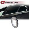 Car / Motorcycle Stripes DIY Stickers Black 1 Pc Pinstripe Tape 10mmx10m