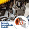 GY6-125 150 4T 1.3" Intake ID Orange Carburetor Interface