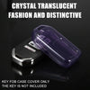 Honda Key Fob Remote Control Cover TPU Shell (Translucent Purple)