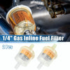Motorcycle ATV Gas Inline Fuel Filter / 2pcs 1/4 Inch /