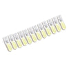 Various Models 12 x T10 194 W5W COB 2835 SMD LED Car License Light Bulbs