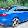 Audi A3 S3 8V Rear Side Window Quarter Glass Louver Covers (2014–2020)
