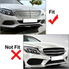 Benz C Class W205 C300 Fog Light Grilles Cover (2015-2021)