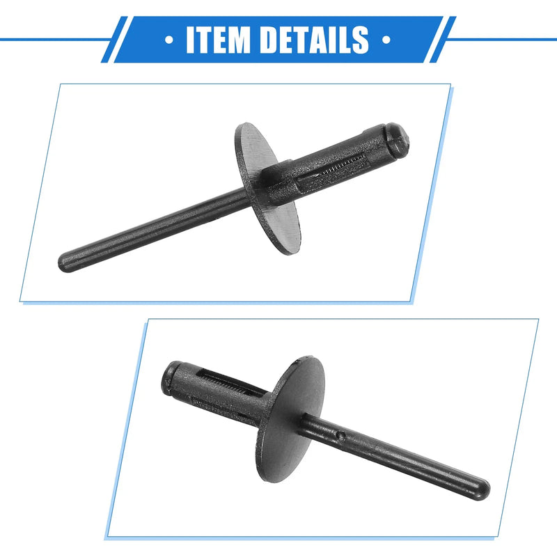 BMW X1 30 x Fender Liner Rivet Durable Plastic Black (2013 - 2023)