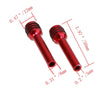 2 x Red Car Interior Door Lock Knob Pull Pins Covers