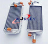 Suzuki RM125 Aluminum Radiator + Red Silicone Hose (1996-1997)