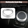 BMW Series X3 X4 X5 X6 Silver Tone Knob Cover Ring