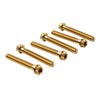 Motorcycle Bike 6 x M8x45mm Titanium Torx Head Flange Screws