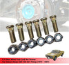 Datsun Nissan 620 720 D21 6 x Rear Wheel Hub Lock Nut Screws (1973-1997)