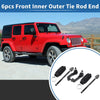 Jeep Dodge 6 x Front Inner Outer Tie Rod Ends (2000-2006)