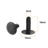 Toyota 15pcs / 5mm Hole / Trim Boot Plastic Rivets Push Clip Black