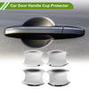 Honda CR-V CRV Chrome Silver Tone 4 x Pcs Car Door Handle Cup Protector