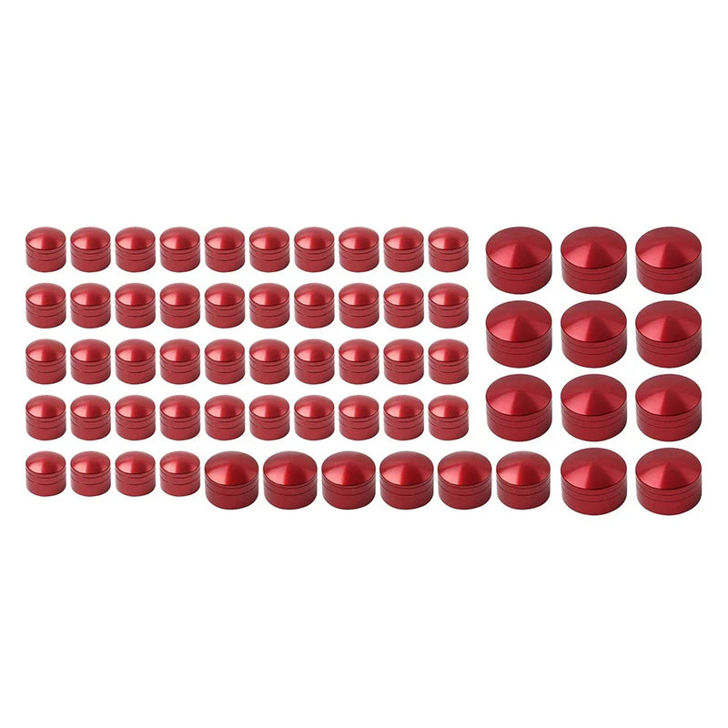 Harley Touring Road King Street Glide Red 61X Engine Bolt Topper Cap (1999-2006)
