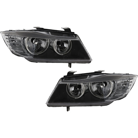 Driver and Passenger Side Headlight For BMW 328i