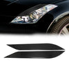 Nissan 350Z Carbon Fiber Headlight Eyebrow Stickers (2003-2009)