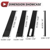 Ford Explorer Sport Trac (2001-2005) Black 7 x Door Pillar Window Trim