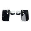 Honda, Kawasaki, Yamaha Black Motorcycle Front Wind Fork Air Deflector