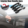 Subaru Impreza Sedan Hatchback 4 x Black Exterior Door Handles (2008-2011)