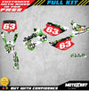 Kawasaki KX 85 CAMO Style Stickers Custom Graphics Full Kit (1998-2013)