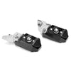 BMW R1200GS R1250GS GS ADV Silver Aluminum Wide Foot Pegs (2013-2023)