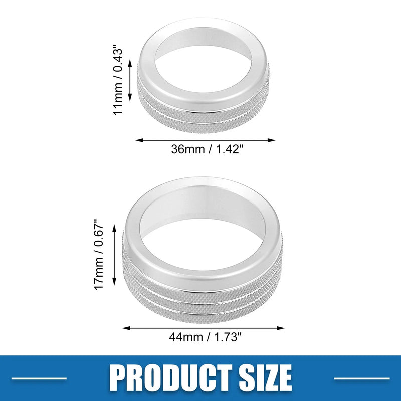 Dodge Durango 3 x Decals Car AC Radio Switch Knob Cover (2014-2020)