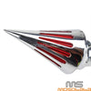 Harley Dyna FatBob FXDF, Street Bob FXDB Chrome Air Intake Filter Cleaner