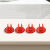 Shield Nut Set Nylon Parts Plastic Red Screw Under-Body