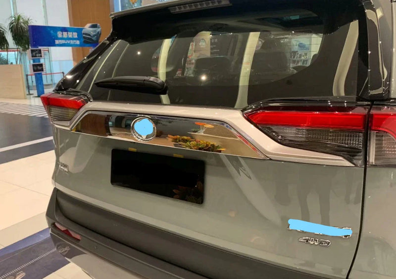 Toyota RAV4 ABS Chrome Plated Rear Boot Lid Cover Trim (2019-2023)