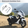 Universal Motorcycle Handlebar Hook Load-Bearing Capacity Silver Tone