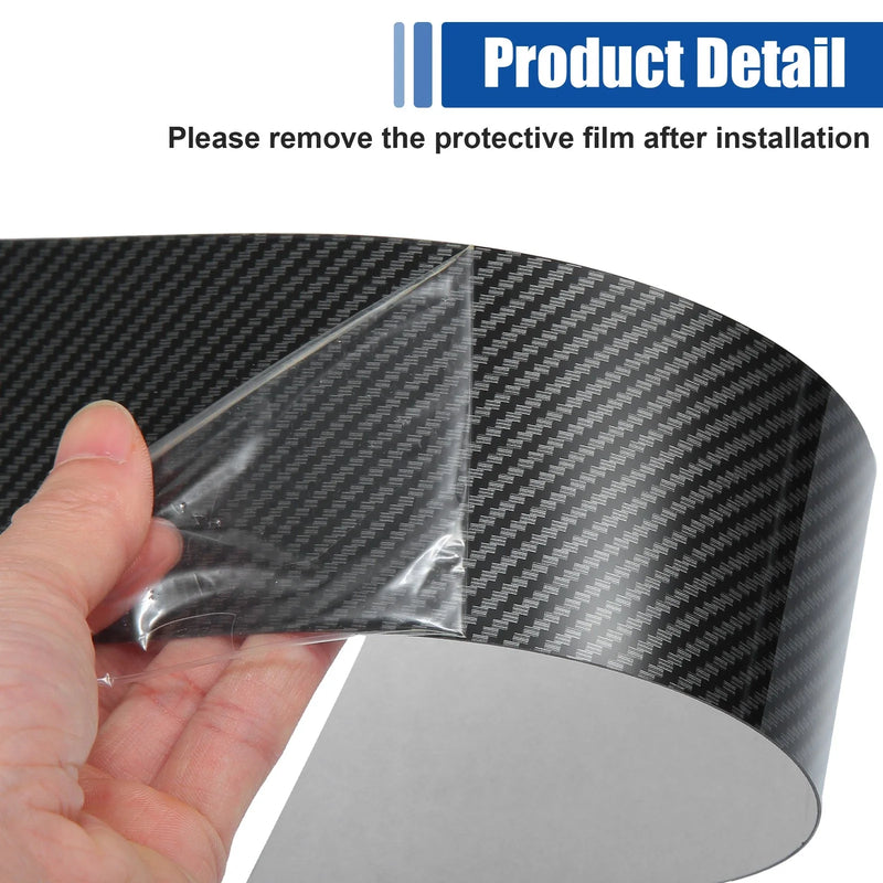 BMW 3 Series E46 Door Window Pillar Post Cover Trim Gloss Carbon Pattern