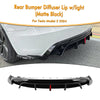 Tesla Model 3 1x Matte Black Rear Bumper Diffuser (2024-2025)